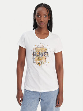 Liu Jo Liu Jo Camiseta WA6493 JS923 Blanco Regular Fit