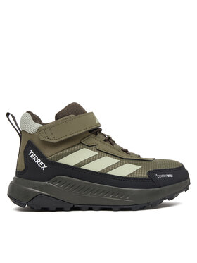 adidas Трекінгові черевики adidas Terrex Anylander Mid Climaproof Children Hiking Shoes KJ2671 Зелений