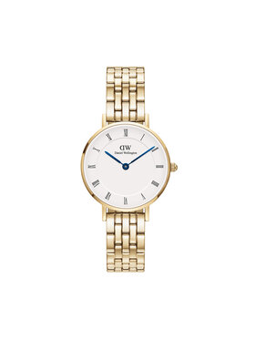 Daniel Wellington Pulkstenis Daniel Wellington Petite Roman Numerals 5-Link DW00100682 Zelta