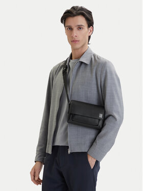 Calvin Klein Handtasche Calvin Klein Emblem Hw Small Slap Messenger LV04D3367G Schwarz