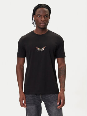 HUGO HUGO Camiseta Dugolini 50549154 Negro Regular Fit