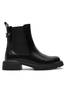 GOE Kotníková obuv s elastickým prvkem GOE OO2N4147 Černá