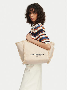 KARL LAGERFELD Handtasche KARL LAGERFELD B2W50021 Creme