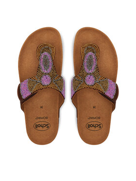 Scholl Žabky Scholl Tanisha MF31328 1011 Hnedá