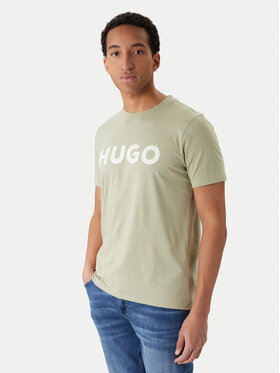 HUGO HUGO Póló Dulivio 50467556 Zöld Regular Fit