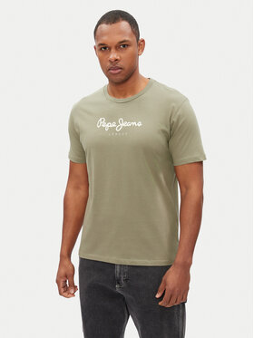 Pepe Jeans Pepe Jeans Футболка Eggo N PM508208 Зелений Regular Fit