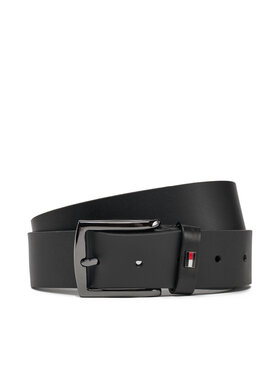 Tommy Hilfiger Cintura da uomo Tommy Hilfiger Denton 3.5 Ext AM0AM13536 Nero