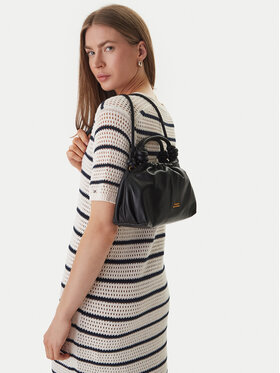Tommy Hilfiger Handtasche Tommy Hilfiger Th Soft Leather Med Crossover AW0AW18369 Schwarz