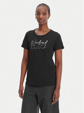Liu Jo Sport Liu Jo Sport Camiseta TA6252 JS923 Negro Regular Fit