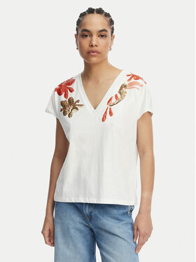 LOLA CASADEMUNT LOLA CASADEMUNT Camiseta MS2615002 Blanco Regular Fit
