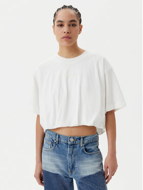 PINKO PINKO Футболка Torrone 104257 A2F8 Білий Regular Fit