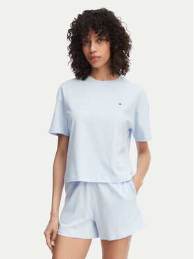 Tommy Hilfiger Tommy Hilfiger Pijama UW0UW05912 Azul claro Regular Fit