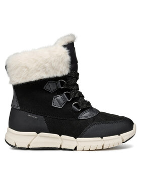 Geox Snehule Geox J Flexyper Girl B Ab J46APA 0AU50 C9B1P S Čierna