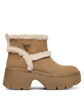 Guess Polokozačky Guess FLFBRD ESU10 Béžová