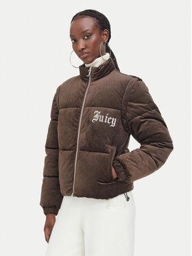 Juicy Couture Juicy Couture Žieminė striukė JCOGL226552 Tamsiai ruda Regular Fit