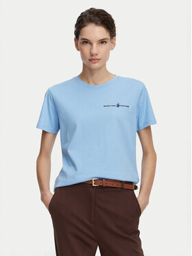 Beverly Hills Polo Club Beverly Hills Polo Club Camiseta P-SS26W-TS085 Azul claro Regular Fit