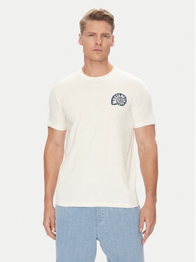 Mustang Mustang Camiseta Austin 1016489 Écru Regular Fit