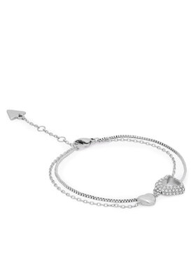 Guess Náramek Guess JUBB05 027JW Stříbrná