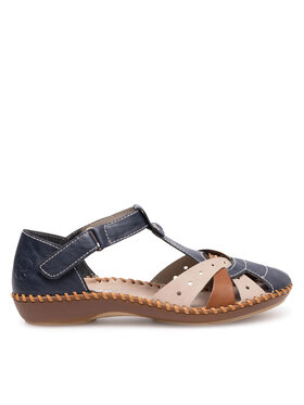 Rieker Sandály Rieker M1655-14 Tmavomodrá