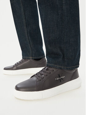 Calvin Klein Sneakers Calvin Klein Chunky Cupsole Mono Lth YM0YM01317 Maro