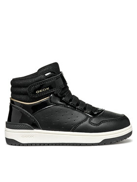 Geox Snīkeri Geox J Washiba Girl J36HXA 05402 C9999 S Melns
