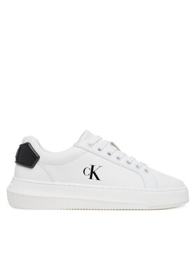 Calvin Klein Jeans Zapatillas Calvin Klein Jeans Chunky Cupsole Ru Patch Lth Wn YW0YW01846 Blanco