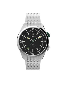 Timex Hodinky Timex Waterbury TW2V49700 Strieborná