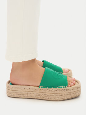Calvin Klein Espadrilky Calvin Klein Ebeth HW0HW02894 Zelená