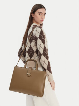 Tommy Hilfiger Bolso Tommy Hilfiger Th Heritage Satchel AW0AW18287 Marrón