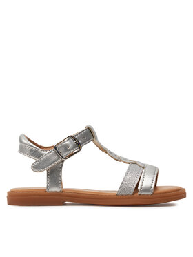 Geox Sandali Geox J Sandal Karly Girl J4535H 0NFQD C1007 M Srebrna