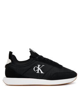 Calvin Klein Sneakers Calvin Klein Retro Runner Lace Up Sock YW0YW02060 Schwarz