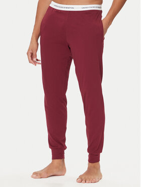 United Colors Of Benetton United Colors Of Benetton Pantalones de pijama 30964F00V Guinda/burdeos Regular Fit