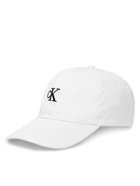 Calvin Klein Jeans Šiltovka Calvin Klein Jeans Small Monogram LV04K5024G Biela