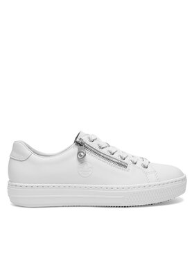 Rieker Sneakersy Rieker L59L1-83 Bílá