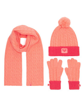 Roxy Набір шапка, шарф і рукавиці Roxy RX-KF-001-AW24 Оранжевий