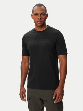 Napapijri Napapijri Camiseta S-Bollo SS 3 NP0A8BAF Negro Regular Fit