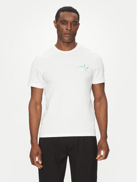 Calvin Klein Calvin Klein T-Shirt Chest Logo K10K114146 Λευκό Regular Fit