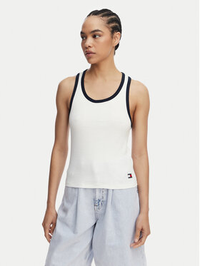 Tommy Hilfiger Tommy Hilfiger Top UW0UW06308 Blanco Regular Fit
