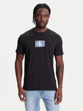 Calvin Klein Calvin Klein T-shirt Box Tape Graphic LV04RC854G Crna Regular Fit