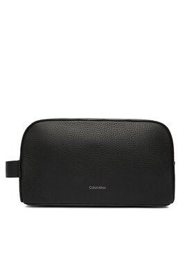 Calvin Klein Kozmetická taštička Calvin Klein Foil Emboss Dopp Kit LV04D1031G Čierna