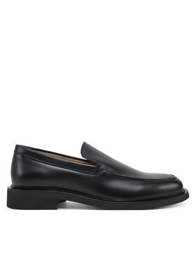 Calvin Klein Mokaszin Calvin Klein Sq Rubber Onepiece Moccasin HM0HM01883 Fekete