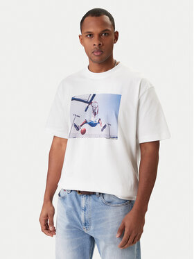Guess Jeans Guess Jeans Camiseta M5BI3I K8FQ4 Blanco Regular Fit