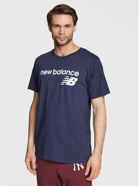 New Balance New Balance Marškinėliai Classic Core Logo MT03905 Tamsiai mėlyna Athletic Fit