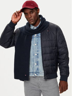 Tommy Hilfiger Šál Tommy Hilfiger Flag AM0AM12847 Tmavomodrá