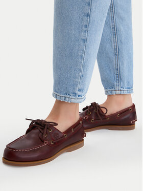 Timberland Туфлі Timberland Classic Boat TB0A2Q9XEIW1 Бордовий