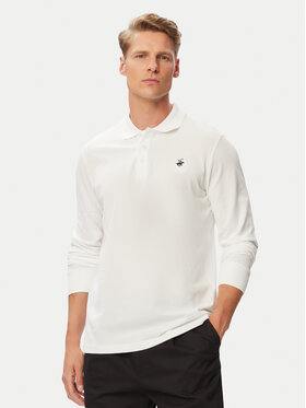 Beverly Hills Polo Club Beverly Hills Polo Club Поло P-SS26M-P424125 Білий Regular Fit