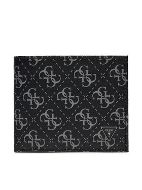 Guess Гаманець Guess Vezzola Leather Slg SMVELE LEA20 Чорний