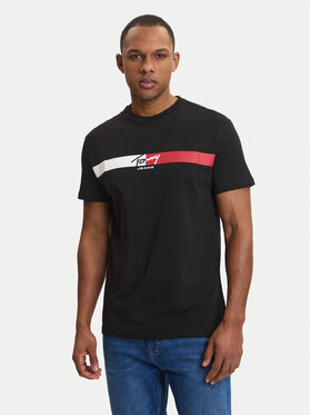 Tommy Jeans Tommy Jeans T-Shirt DM0DM22539 Schwarz Regular Fit