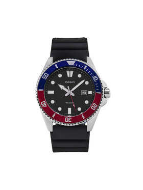 Casio Часовник Casio Duro Diver MDV-107-1A3VEF Черен