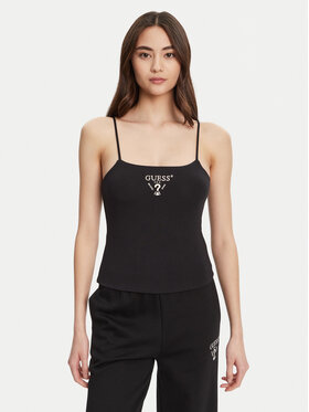 Guess Guess Топ V5RP08 KCOA2 Чорний Regular Fit